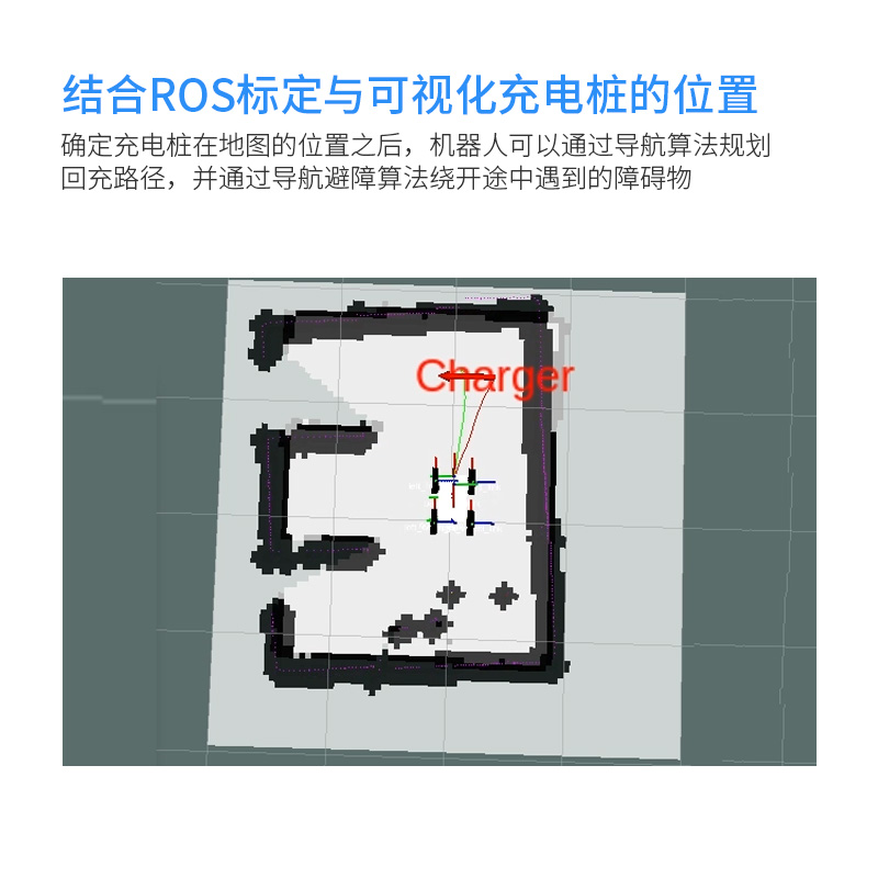 自动回充套件EC130自动充电桩自主充电系统软硬件开源ROS机器人