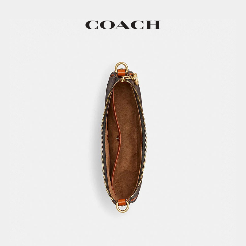 【新品】COACH/蔻驰女士马车图案印花MIRA单肩包