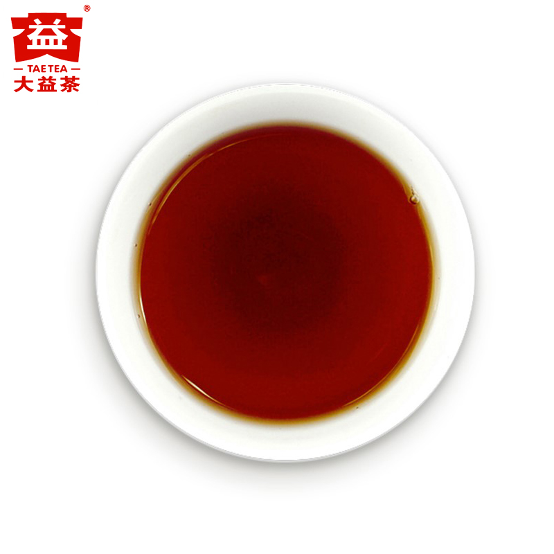 大益普洱茶 2022年2201批金针白莲357g饼熟茶老茶客青睐 茶叶