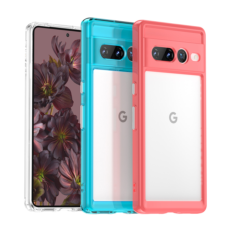 适用谷歌pixel7手机全包硬背软边壳Google谷歌pixel7pro电话Fold透明8防摔TPU套谷歌pixel7a镜头全包保护款壳