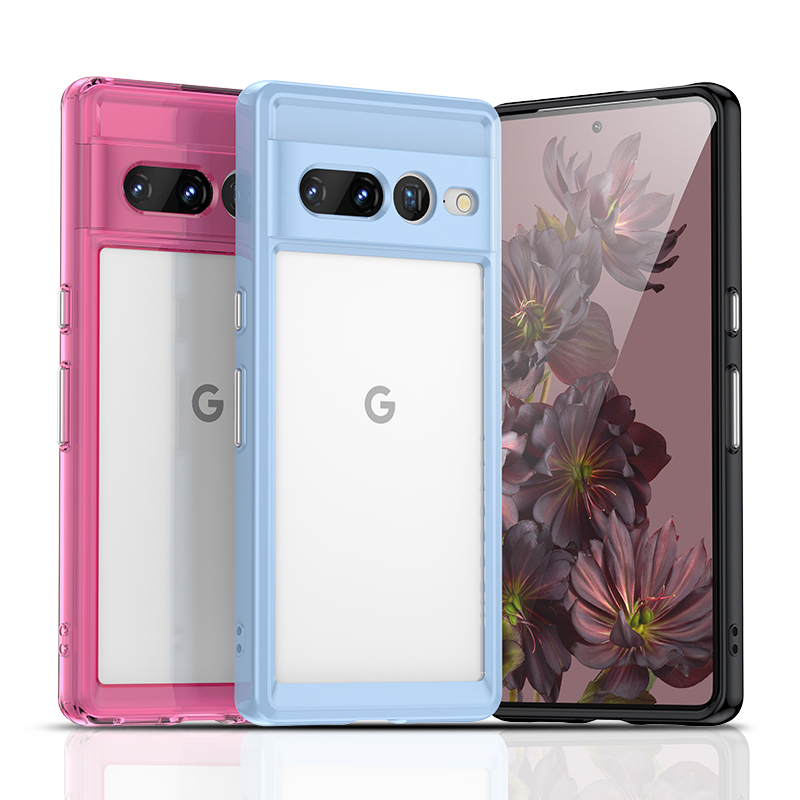 适用谷歌pixel7手机全包硬背软边壳Google谷歌pixel7pro电话Fold透明8防摔TPU套谷歌pixel7a镜头全包保护款壳