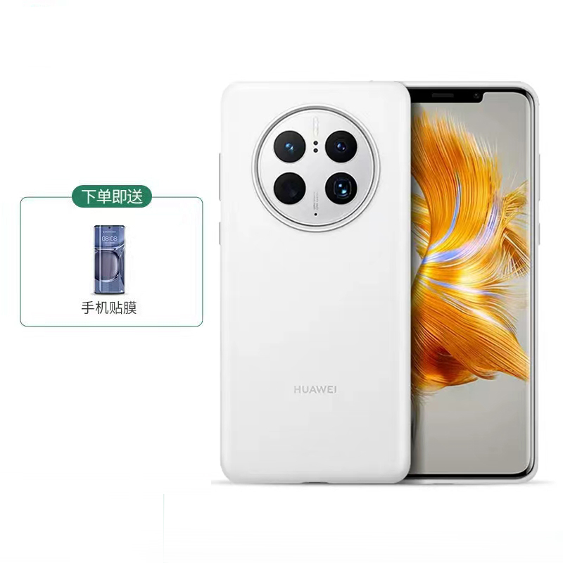 适用于华为mate50e60pro+手机壳十液态硅胶全包软套新原官方款厂装透明高级感档5g防摔送膜曲屏